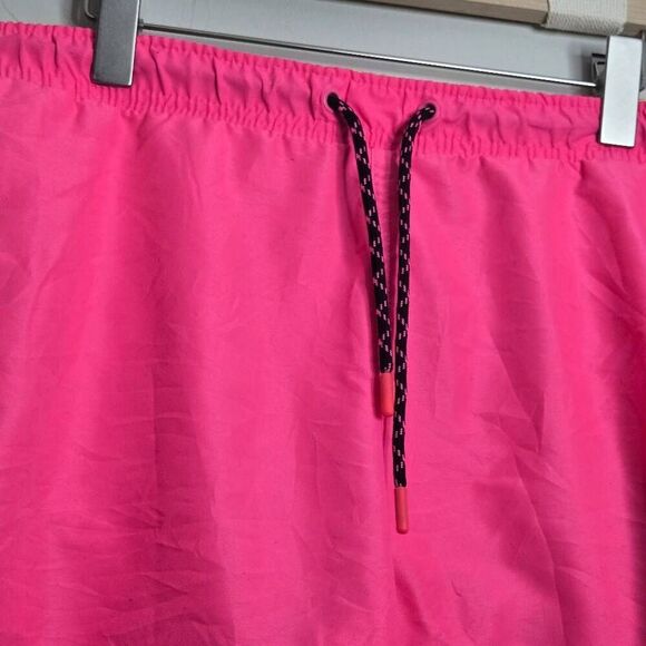 Surf Society Swim Trunks Men’s Large Pink Neon Board Short Vintage 90s Style - Picture 2 of 6